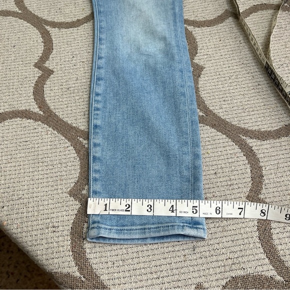 MOTHER High Waisted The Looker crop Swimming Pool Sunday Size 24 blue jeans - Picture 12 of 17